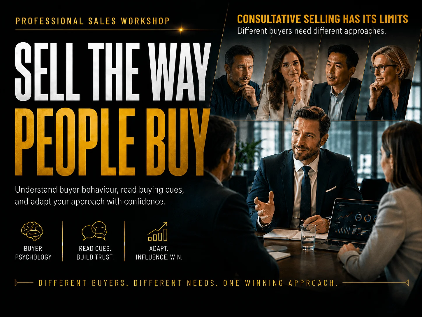 Sell the Way People Buy — Behaviour-Based Adaptive Selling Workshop